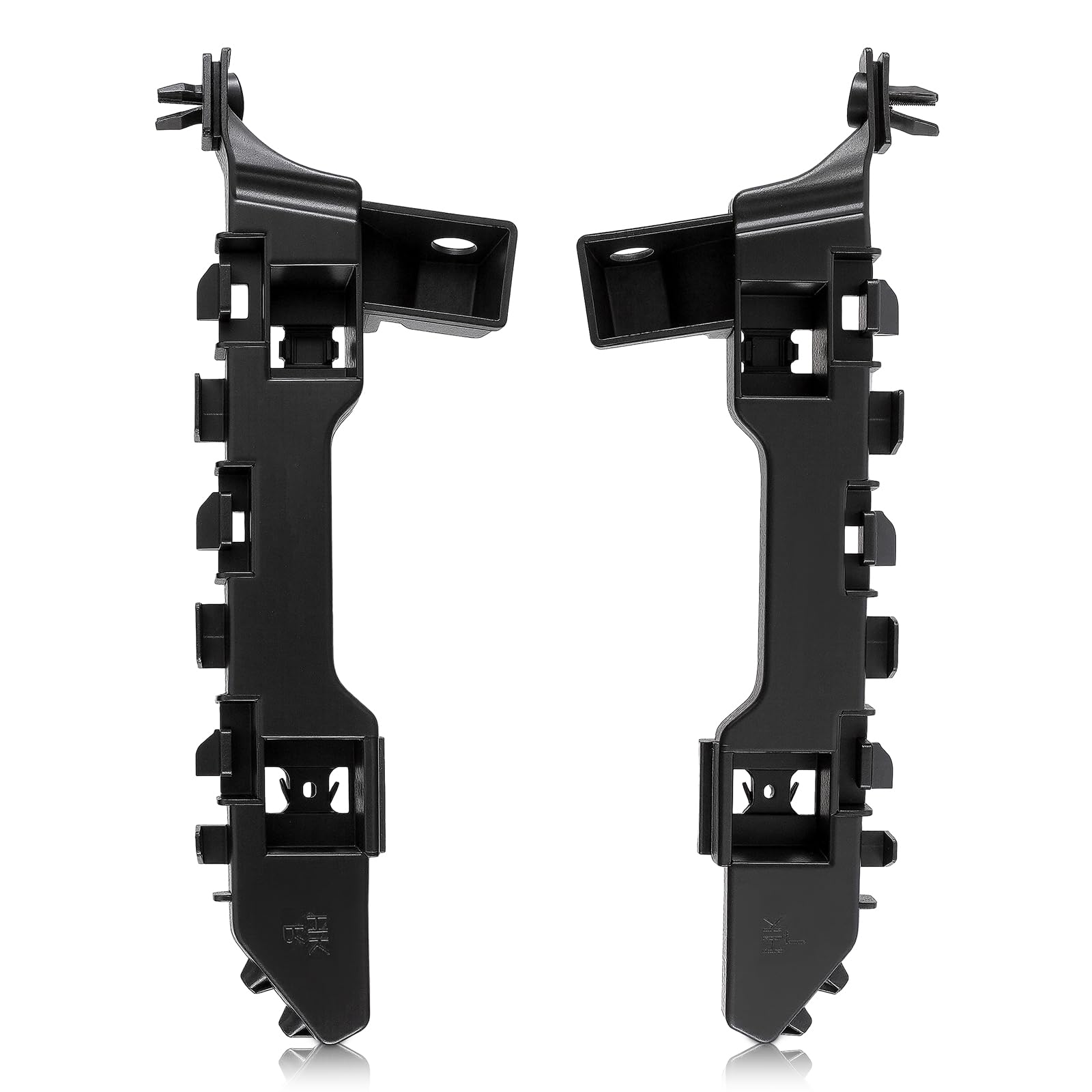 Support De Pare-chocs Avant Pour Honda Accord 2013-2017 - Lot De 2 Pièces, ABS Noir