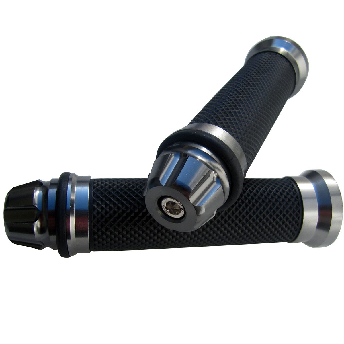 Amazon.com: MotorToGo Titanium Gray CNC Aluminum 7/8