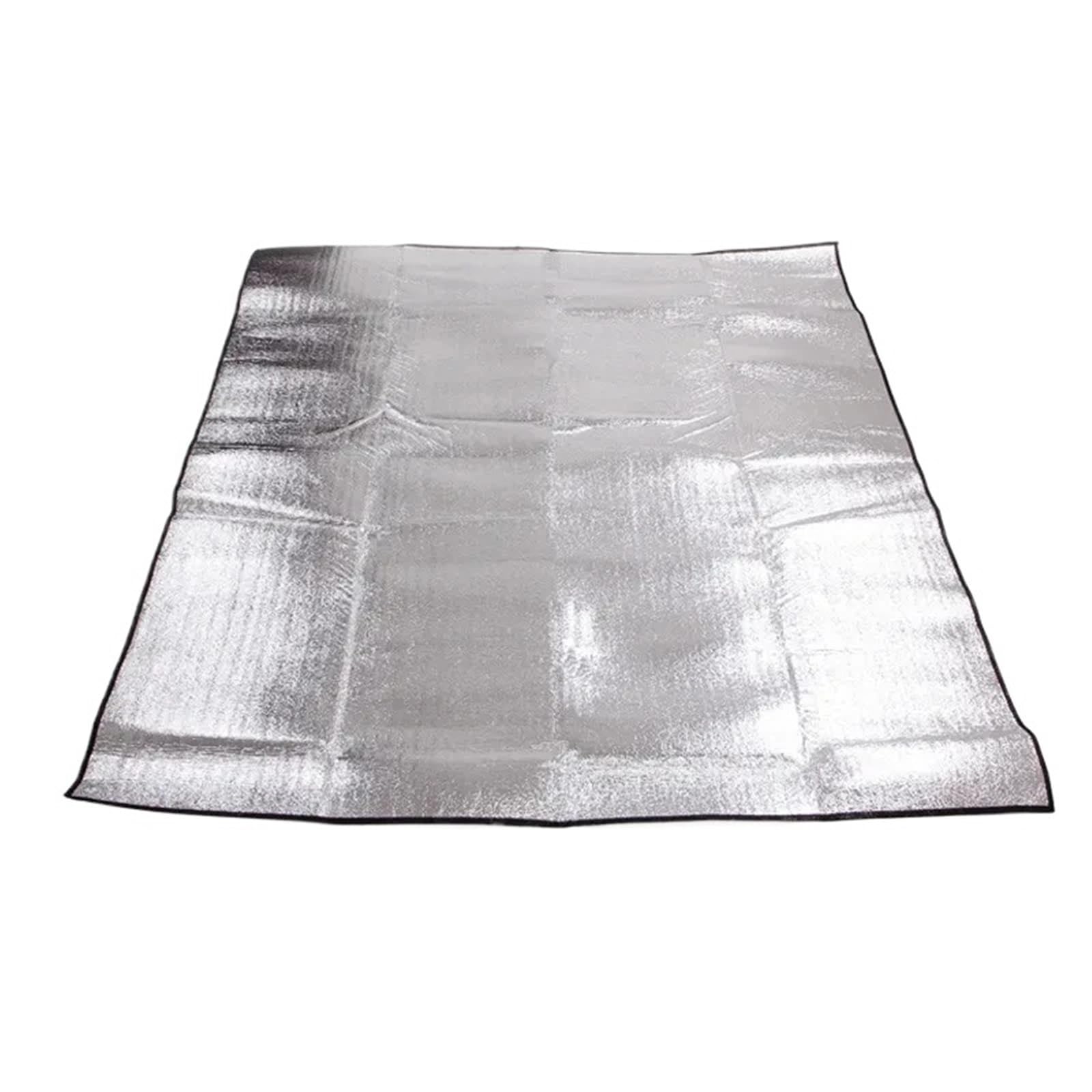 Tapete de espuma para camping, manta de aluminio aislante de aluminio, almohadilla térmica para dormir al aire libre, tienda de campaña reflectante
