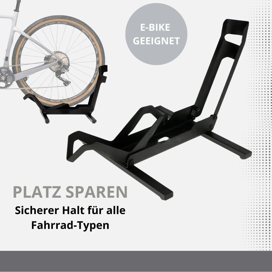 TS1 Béquille de vélo électrique au sol pour vélo électrique Autonome Support roue arrière Roue avant 26 27 28 29 VTT de ConStands