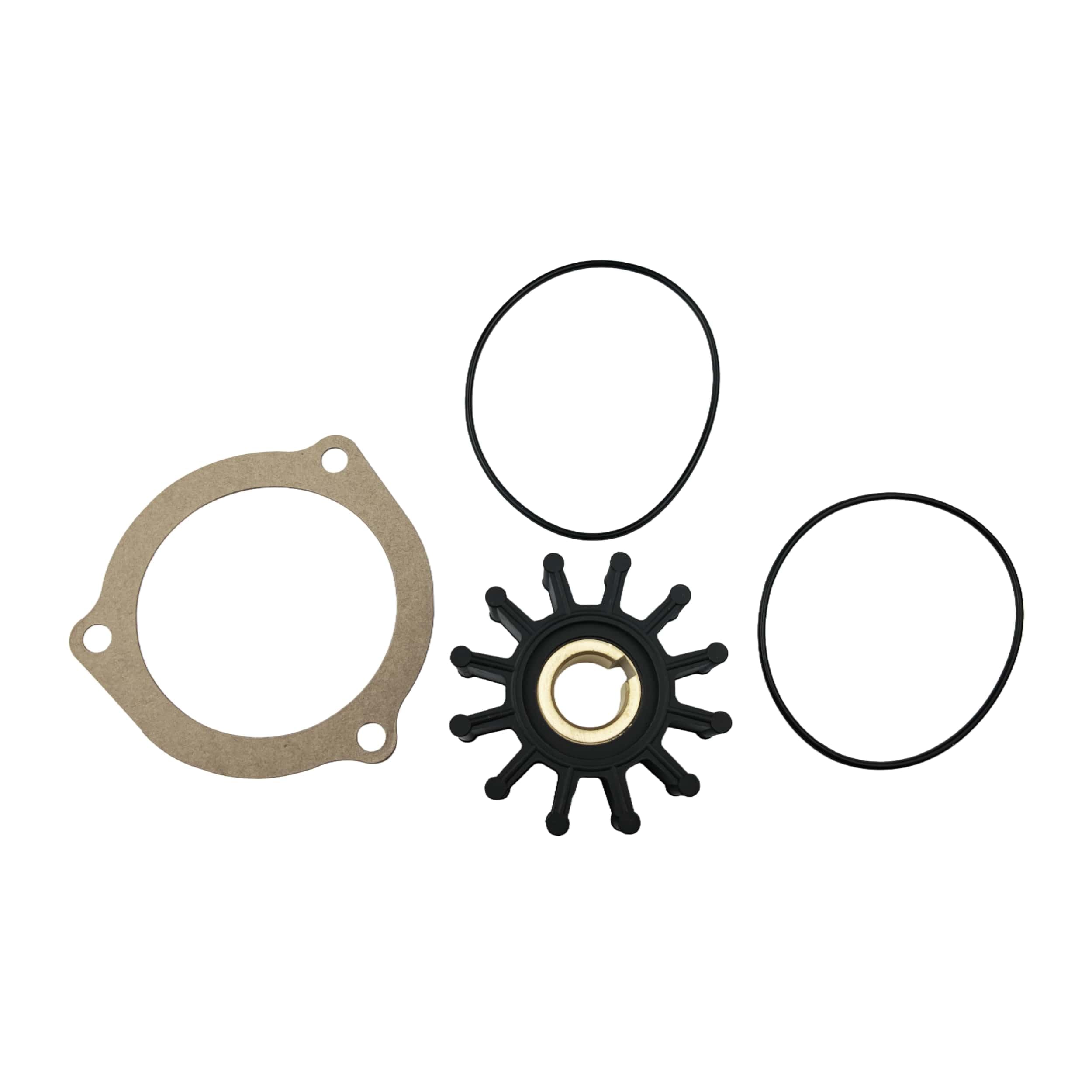 9000K Inboard Water Pump Impeller for Sherwood 09000K-SHW Marine Engine Parts Repair Kit Replacement Kohler 246489 344089 344371 229826 Onan 132-0271