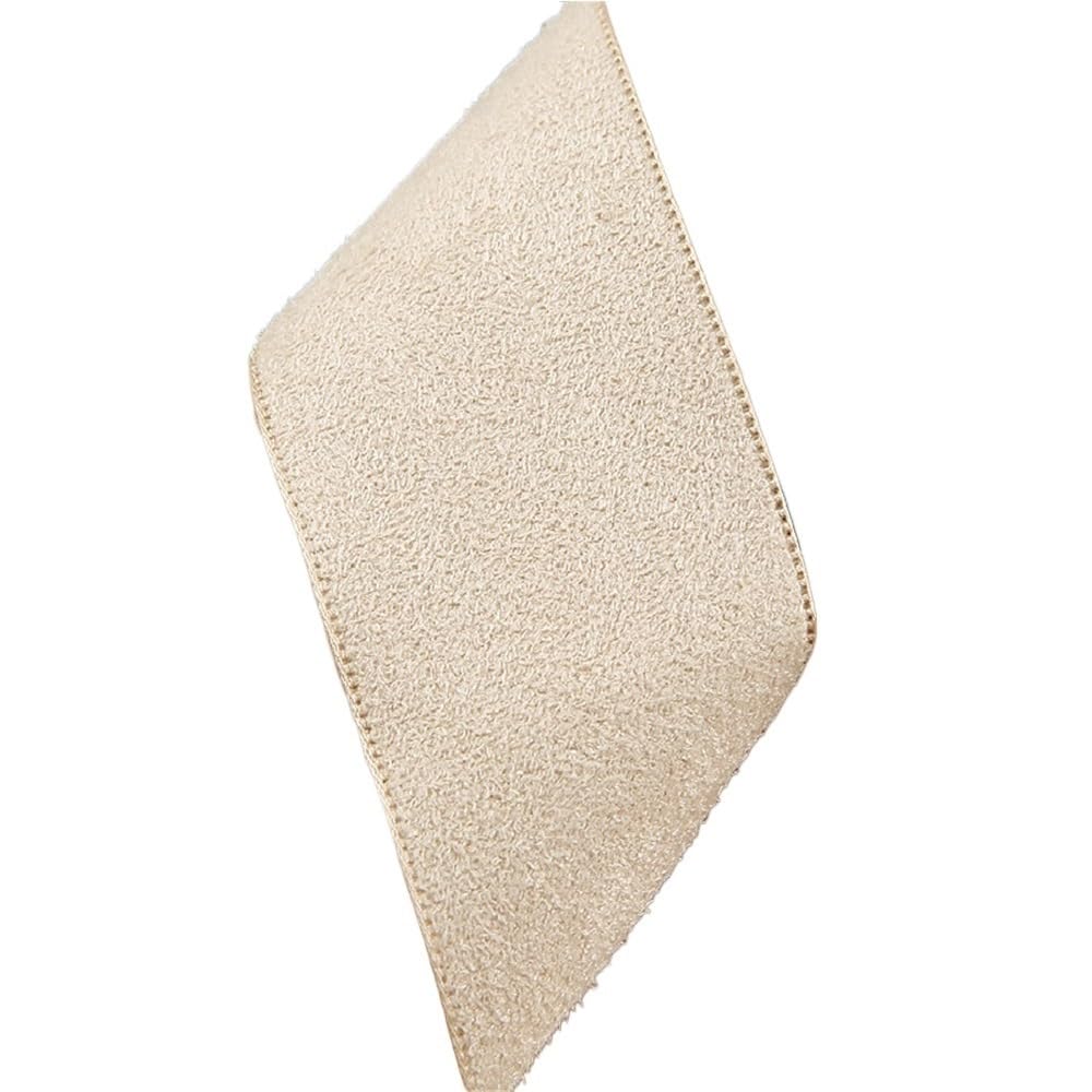 Nastro di Velluto, Nastro in Tessuto Scamosciato di Velluto 50 Iarde x 40 mm, Nastro in Velluto for Accessori Fai da Te for Artigianato Nuziale, Nastro for Bouquet in Poliestere(Light Grey)