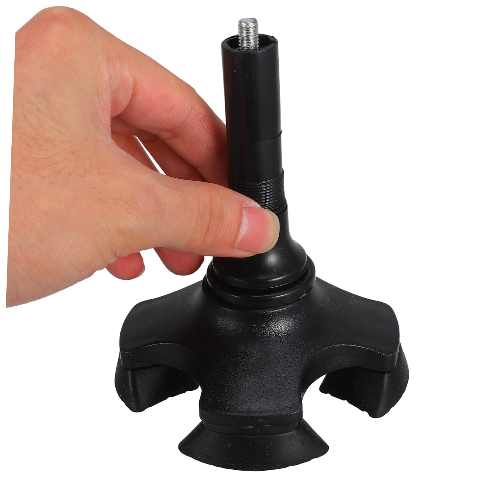 SOESFOUFU Stable Crutch Foot Pad for Walking Stick Trekking Pole Tip Replacement Senior Safety Cane Accessory Plastic Aluminum Alloy