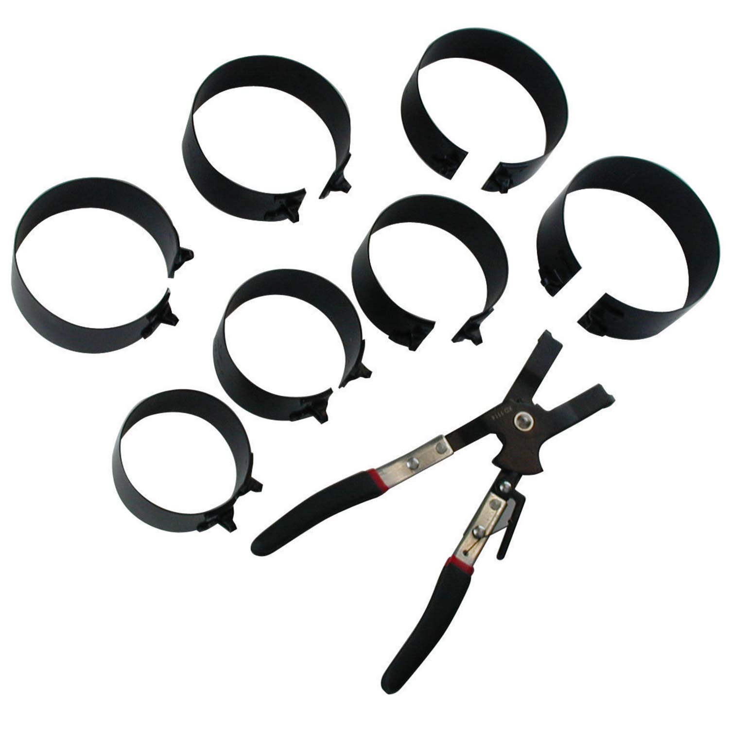 GearWrench 850D 2-7/8" to 4-3/8" Diameter Piston Ring Compressor Set, Yellow - Image 2