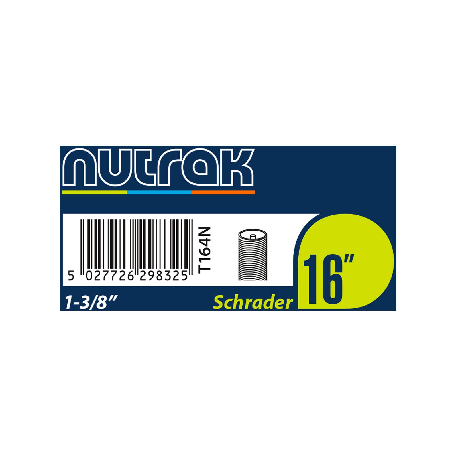 Nutrak Unisex's T164N Bike Parts, Standard, 16 x 1-3/8 inches