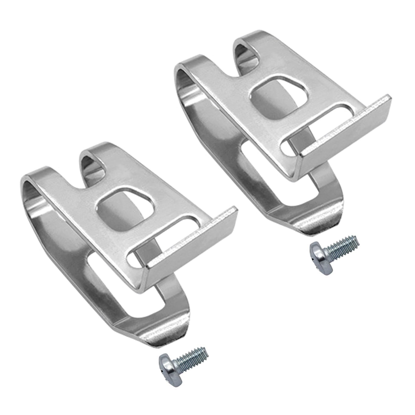 LUJIAXI 2 Pack Replacement Belt Clip Hook, Stainless Steel Drill Tool Hammer Parts