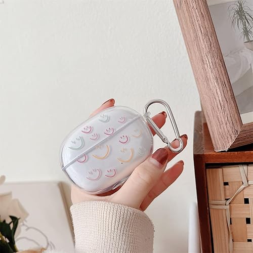 Miniatura 10 de Funda protectora de TPU suave y transparente con diseño de flores divertidas, compatible con auriculares Xiaomi Buds 3, funda protectora con llavero