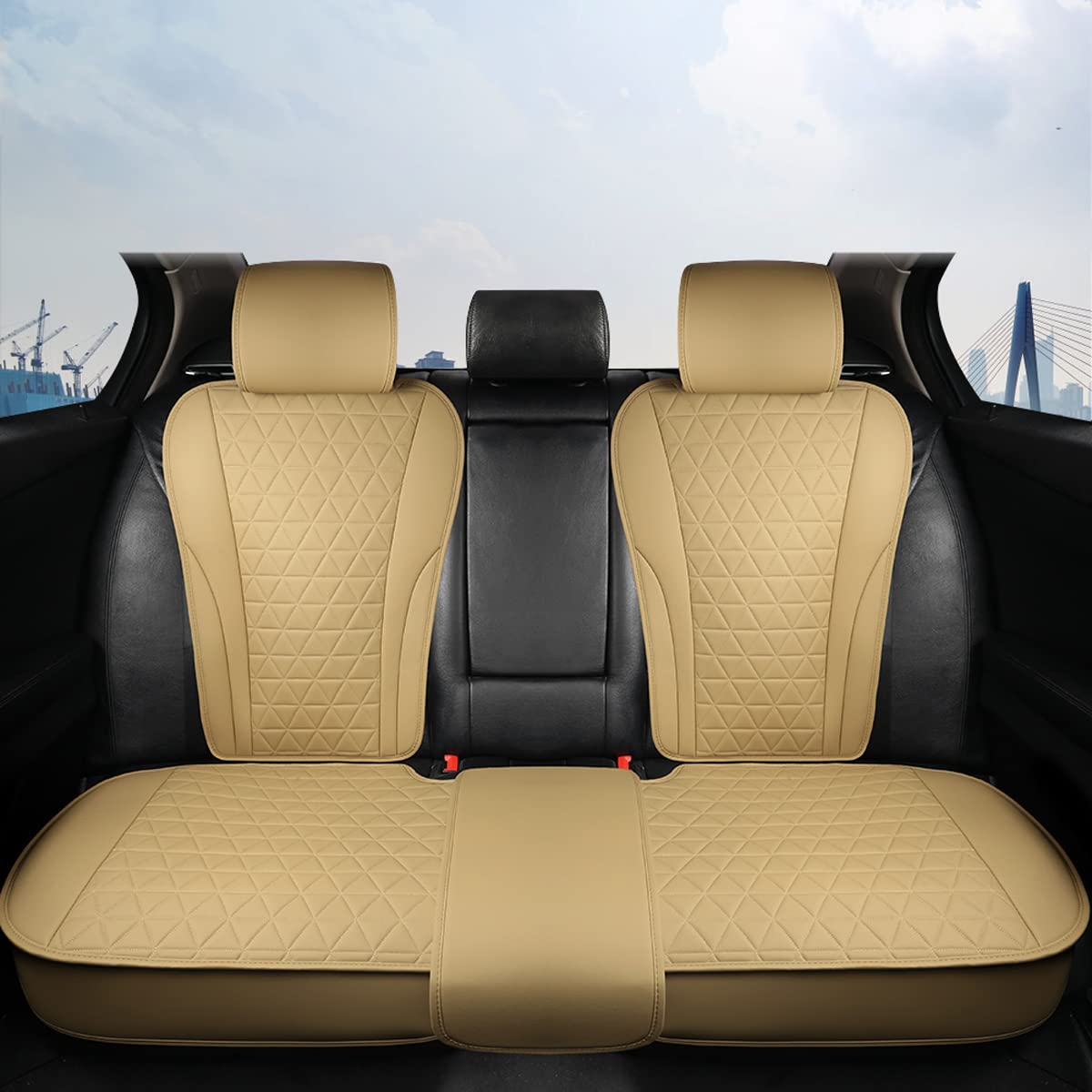 Black Panther Car Seat Covers Full Set Leather Seat Covers