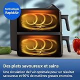 Philips Airfryer 4000 - Air Fryer VerticalDuo 10L (5+5), 13 modes, Noir - 5