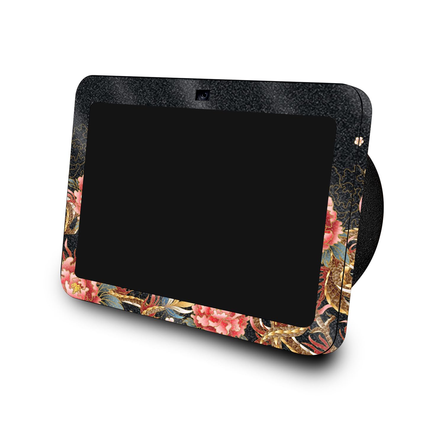 Glossy Glitter Skin Compatible with Amazon Echo Show 8 (3rd Gen, 2023) - Stitch Dragons - Premium 3M Vinyl Protective Wrap Decal Cover - Easy to Apply, Crafted in The USA by MightySkins