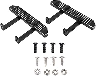 OhhGo 1 par de pedal de metal RC placa deslizante lateral para MN D90 para MN99S RC peças de carro de escalada 2 pedal de placa de degrau lateral RC pedal de metal para MN RC pedal de metal RC pedal de placa de degrau lateral RC lado do carro P