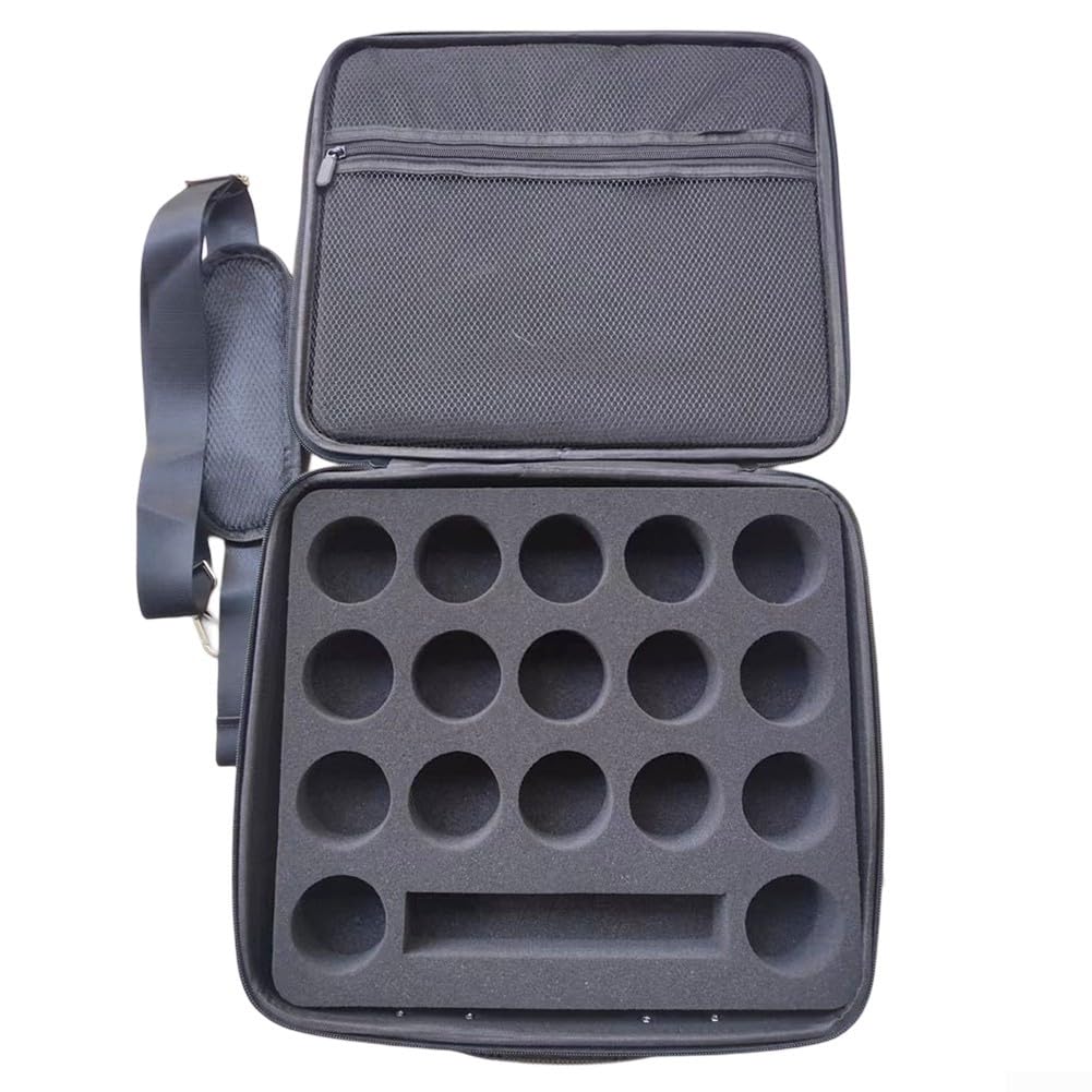 Custodia da biliardo con guscio rigido, fodera in EVA per piscina, snooker, palle da biliardo sportive, porta palline da biliardo americano in nylon adatto ai viaggi