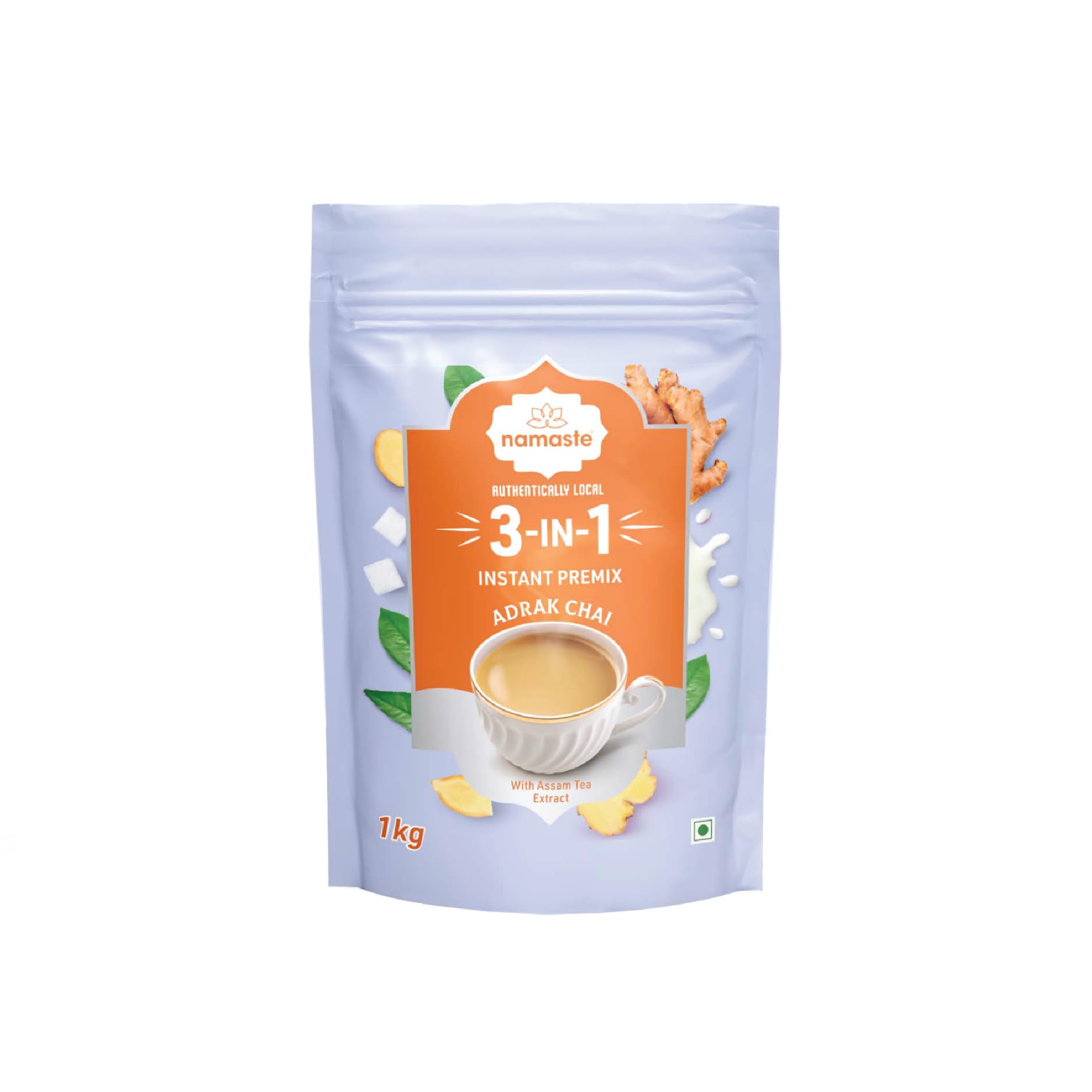 Instant Tea Premix| Value Pack | Easy To Make Tea | Ready Mix (1 KG, Powder) (Ginger)