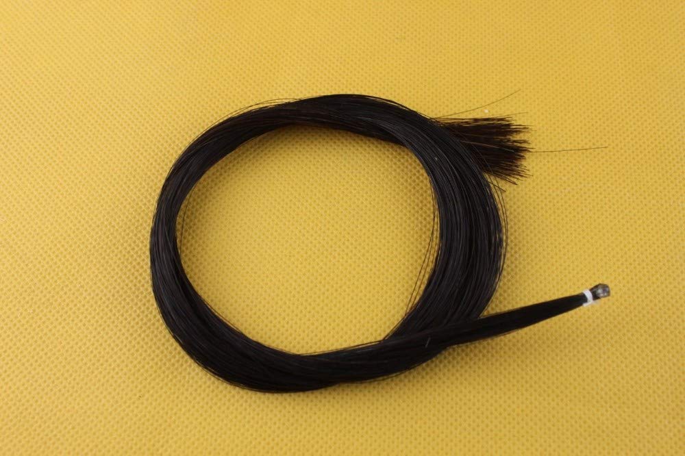 GRAB IT 1 hanks Black Horse Hair Horse Tail Hair Violin Bow hair Mongolian Horse