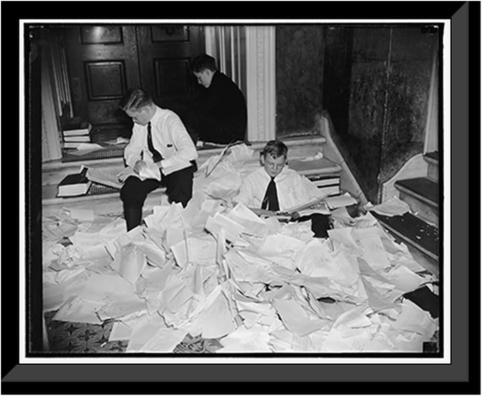 It won't be long now! Washington, D.C., May 19. Early adjournment of the Senate was forseen today by the number of bills being rapidly passed. Senate pages are pictured tearing from calender, bills...