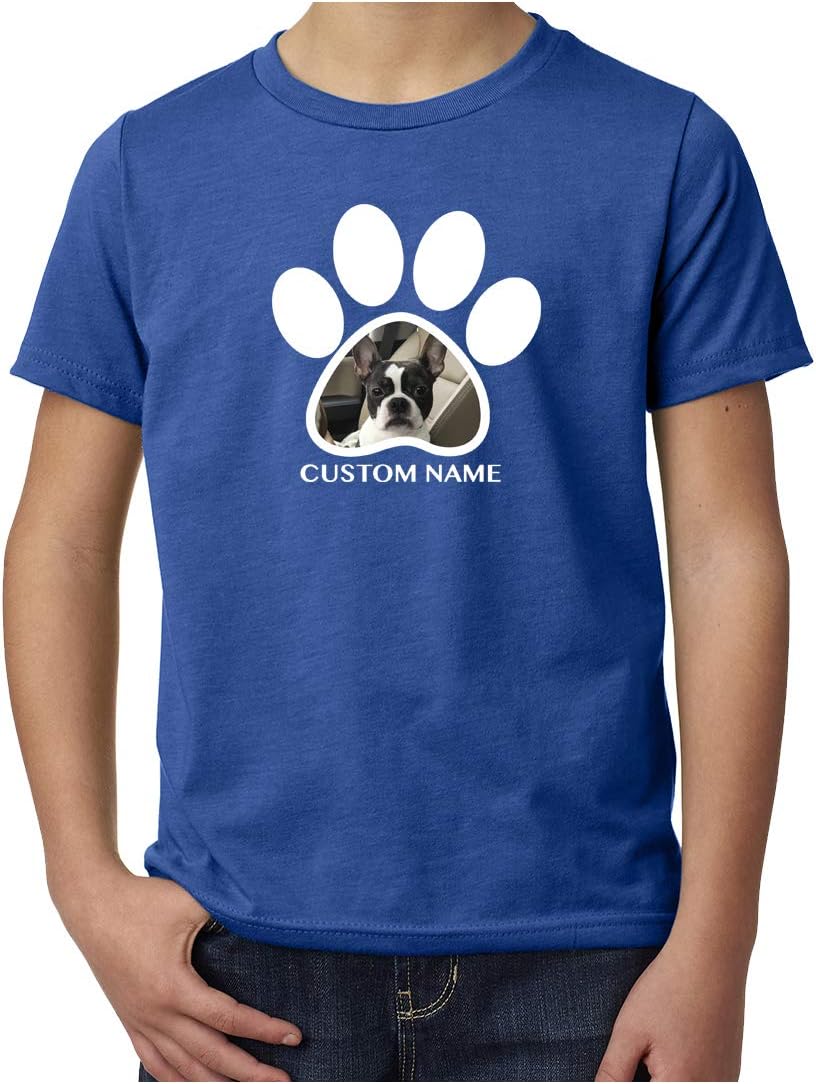 Custom Dog Tees, Add Your Dog to a T-Shirts, Kids Custom Dog Face T-Shirts