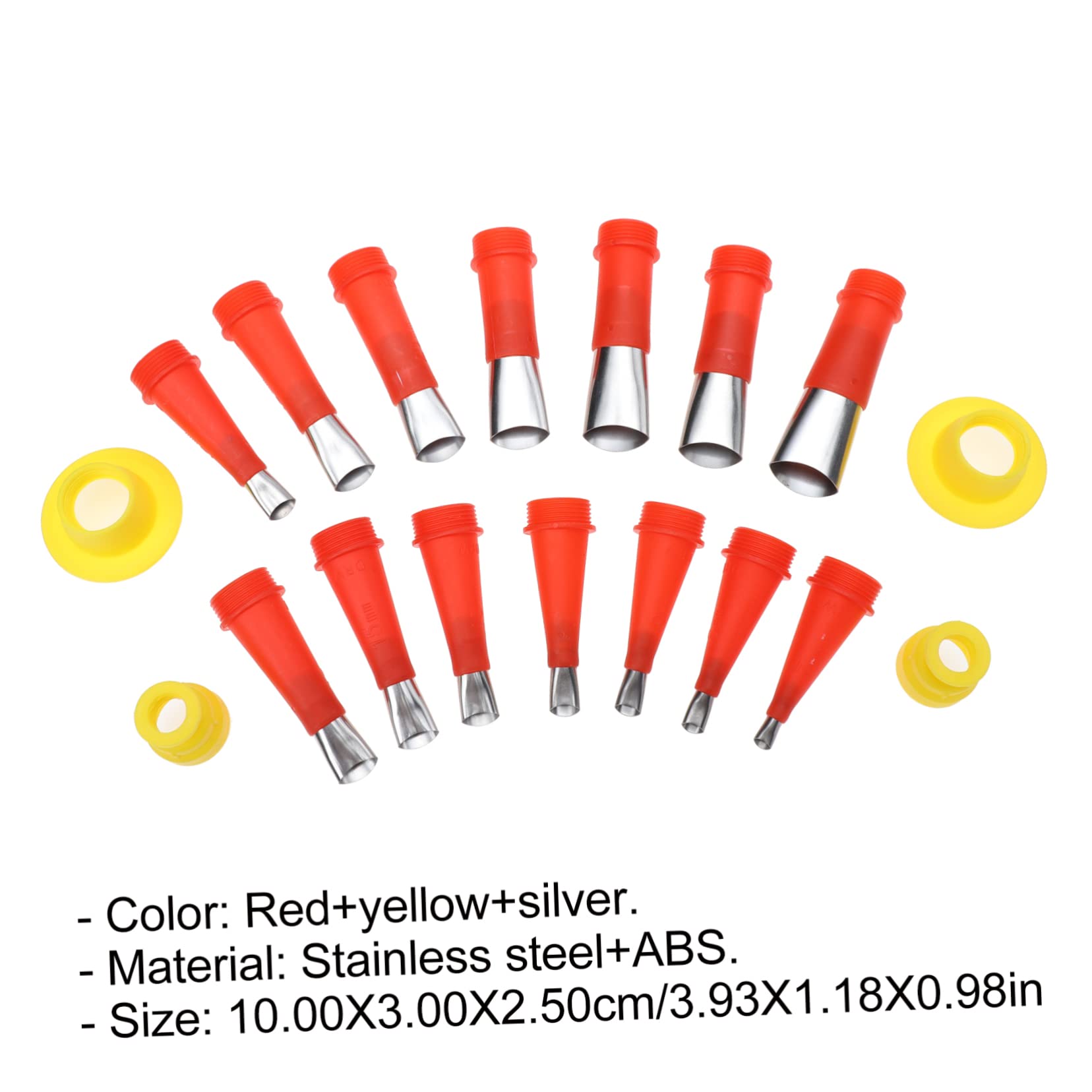 OSALADI Stainless Steel Caulking Nozzles Set of 1 Grout Applicator for and Caulking