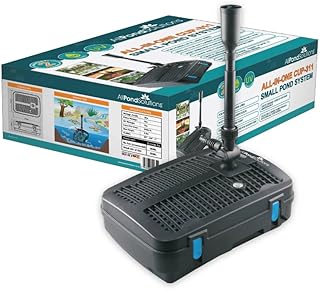 allpondsolutions CUP-311-2500L/H All in One Pond Pump Filter with Fountain and 11w UV Steriliser, Clear Water Algae Control for Ponds up to 4000L