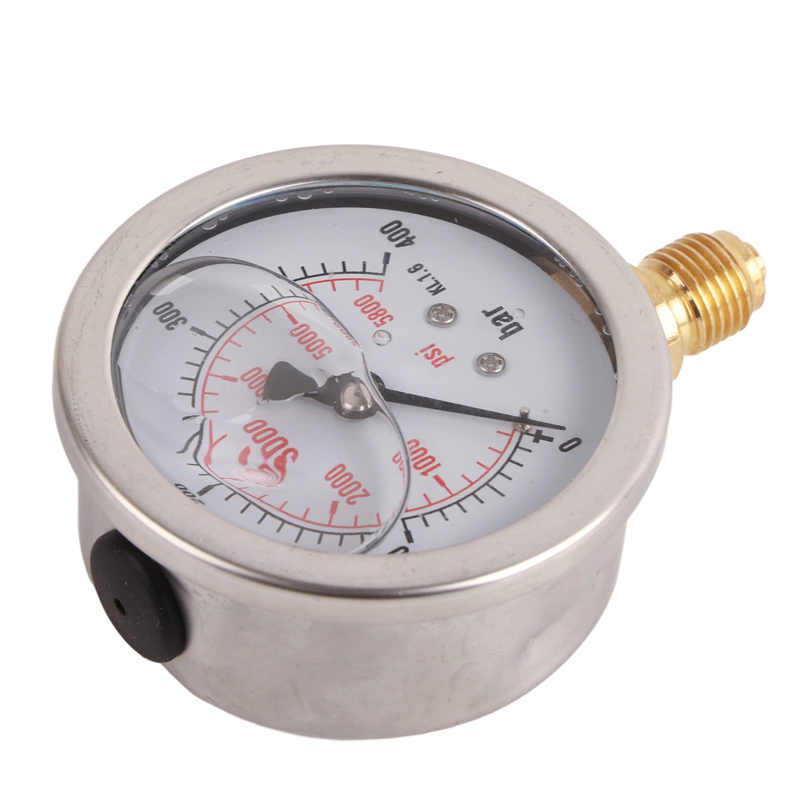 Kit di raccordo per punto di prova per tubo flessibile idraulico, connettore M162 BSP1/4, manometro 0~400BAR 6000PSI, tubo flessibile da 1,5 m, agente chimico termico, per prove di pressione nei sis