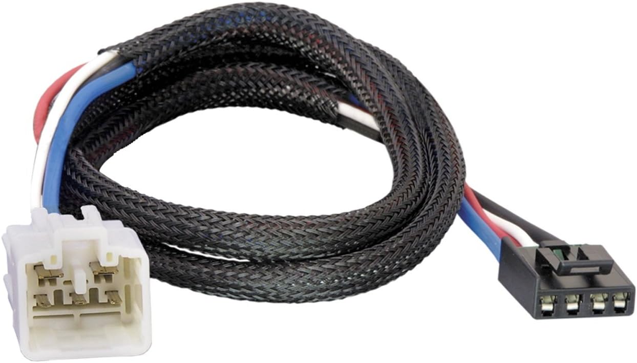 Tekonsha 3040 Trailer Brake Controller Custom Brake Wiring Harness for Vehicle & Brake Control Ends, No Cutting or Splicing Required