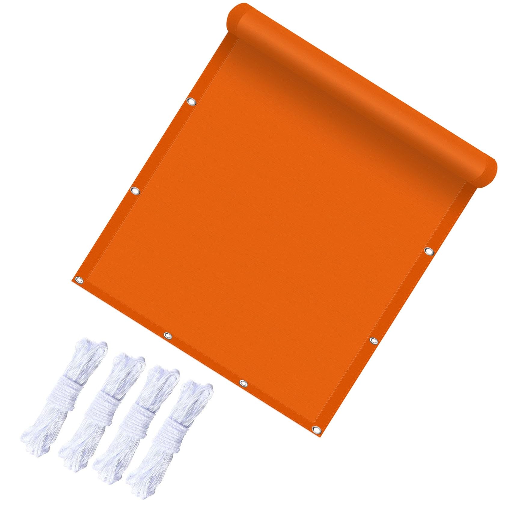 Outdoor Sunblock schaduw doek 2.5 x 3.2 m Waterafstotend Winddicht Tuinscherm voor Serre Kippenhok Tomaten Planten, Ivoor