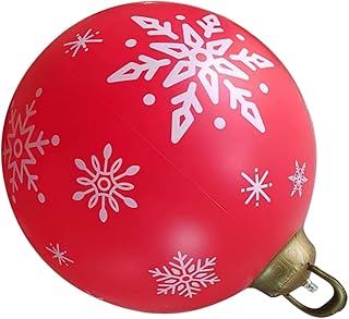 Toyvian Decorações De Natal Decorações De Natal Bola De Natal Inflável Decoração Ao Ar Livre De Natal Bola De Natal Inflável Ornamento De Bola Inflável De Natal Controle Remoto Bola