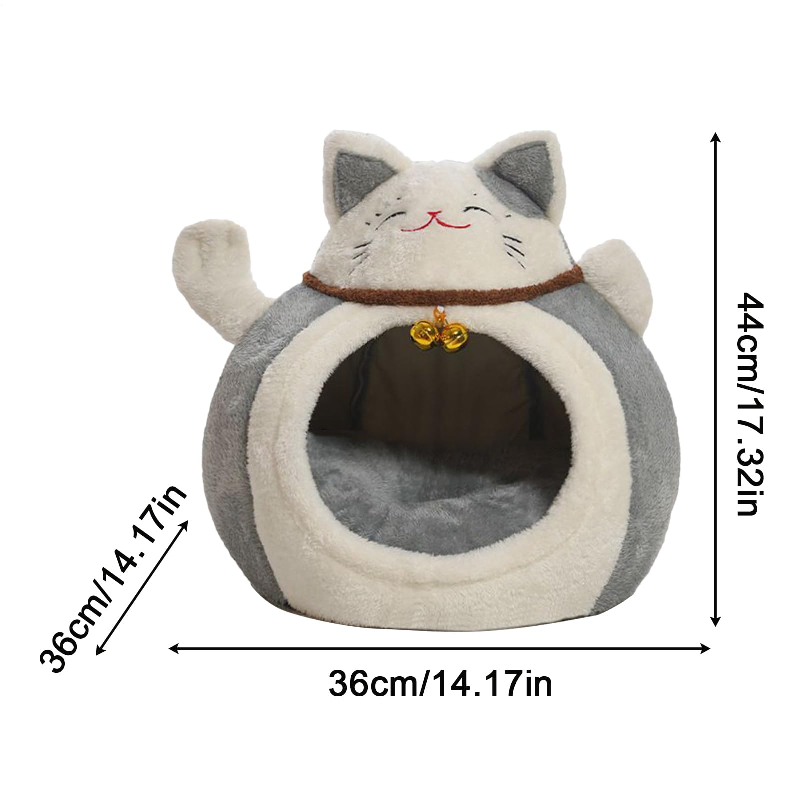 Riscaldato Gatto Caldo Morbido Semi-Chiuso Cuccioli s