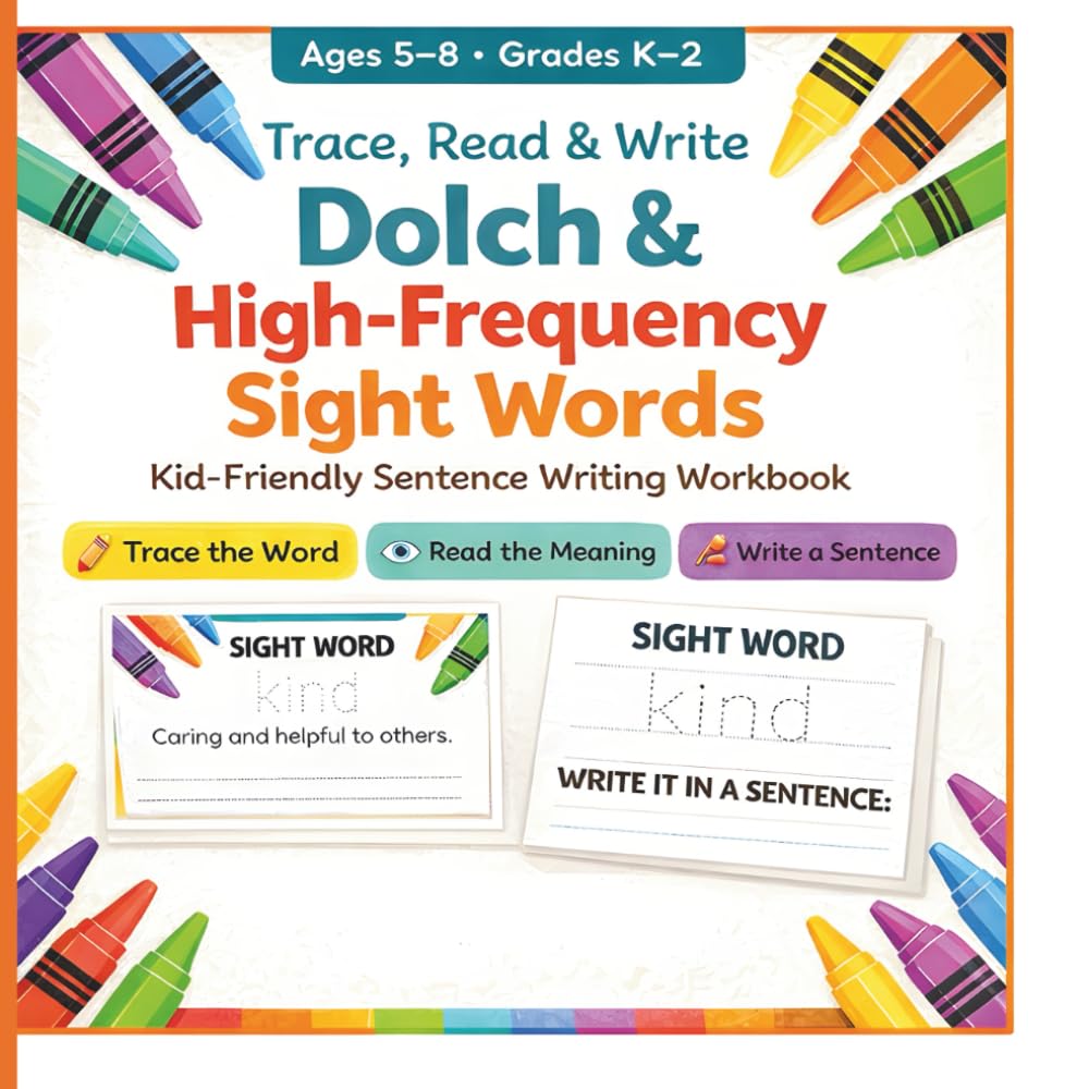 Trace, Read & Write: Dolch & High-Frequency Sight Words