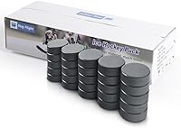 Hug Flight Bulk Hockey Pucks - 25 Official Practice Pucks per Case, Durable Hard Rubber for Training & Competition