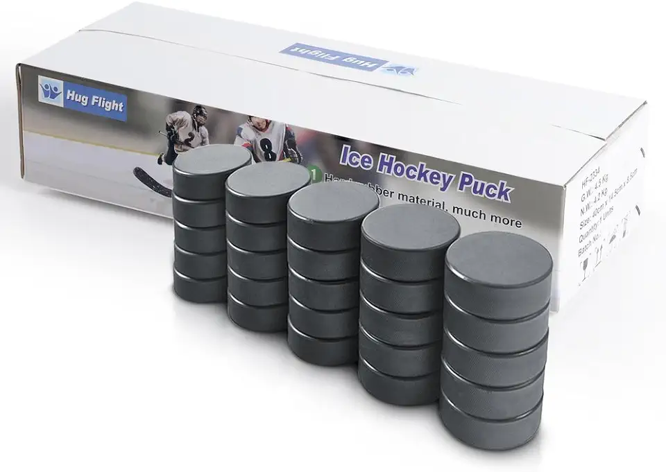 Hockey Pucks Bulk 25 Practice Pucks per Case Official New product image