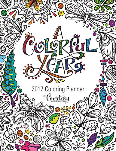 Summit 2017 Planner Monthly Coloring A Colorful Year by Courtney Morgenstern (90347)