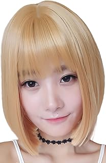 ウィッグ 金髪 ショート ボブ フルウィッグ 金 ハロウィン かつら ぱっつん コスプレ ストレート カール ワンレン インナー ミディアム 内巻き ウェーブ カラー ヘア 金色 ゴールド