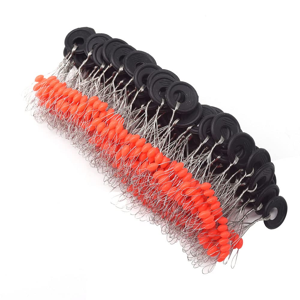 600 tapones de pesca Bobber, 6 en 1, material de silicona suave, topes flotantes para plomos