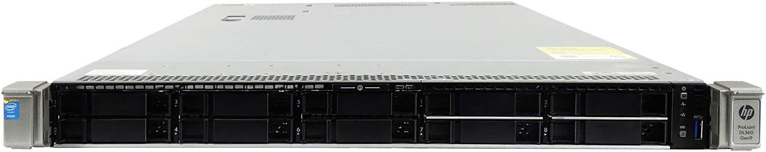 Premium HP ProLiant DL360 G9 Gen 9 10 Bay SFF 1U Server, 2X Xeon E5-2680 V3 2.5GHz 12 Core, 768GB DDR4 RAM, P840 RAID, 4X 146GB 15K SAS 2.5 Drives, 2X 800W PSUs, Rails (Renewed)