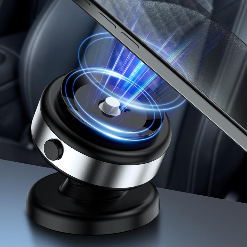 Mobilephones Holder Bracket 360 Degree Rotation for Intelligent Car Mount Strong Grip Magnetic Attachment