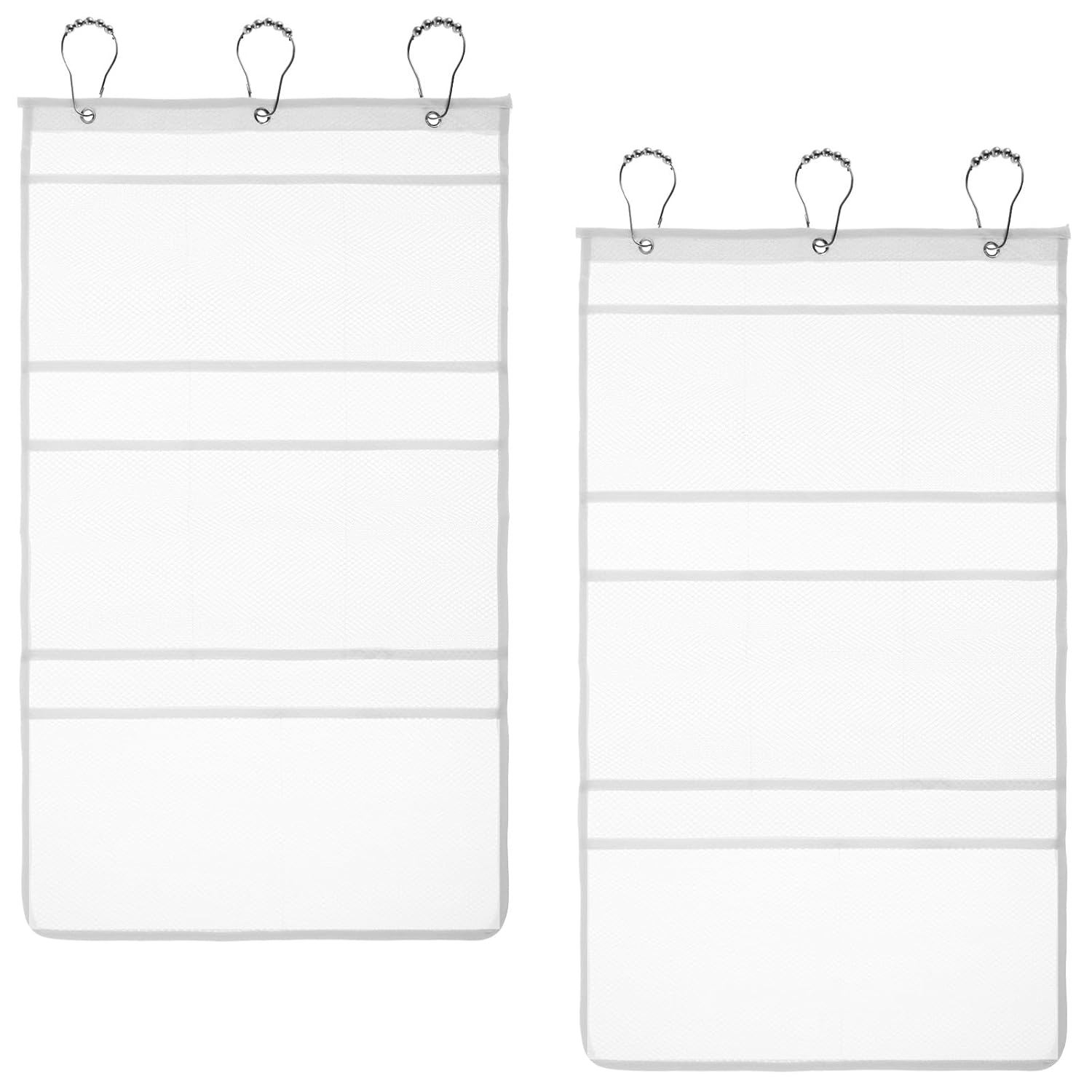 LYIYEYAN Mesh Shower Caddy 8 Pockets Shower Mesh Organizer Fast Drying Bathroom Mesh Organizer Space Saving Mesh Bathtub