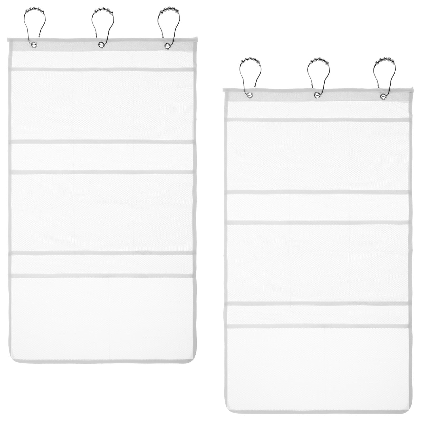 LYIYEYAN Mesh Shower Caddy 8 Pockets Shower Mesh Organizer Fast Drying Bathroom Mesh Organizer Space Saving Mesh Bathtub
