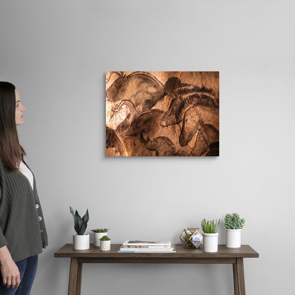 Amazon.com: CANVAS ON DEMAND Stone-Age Cave Paintings, Chauvet