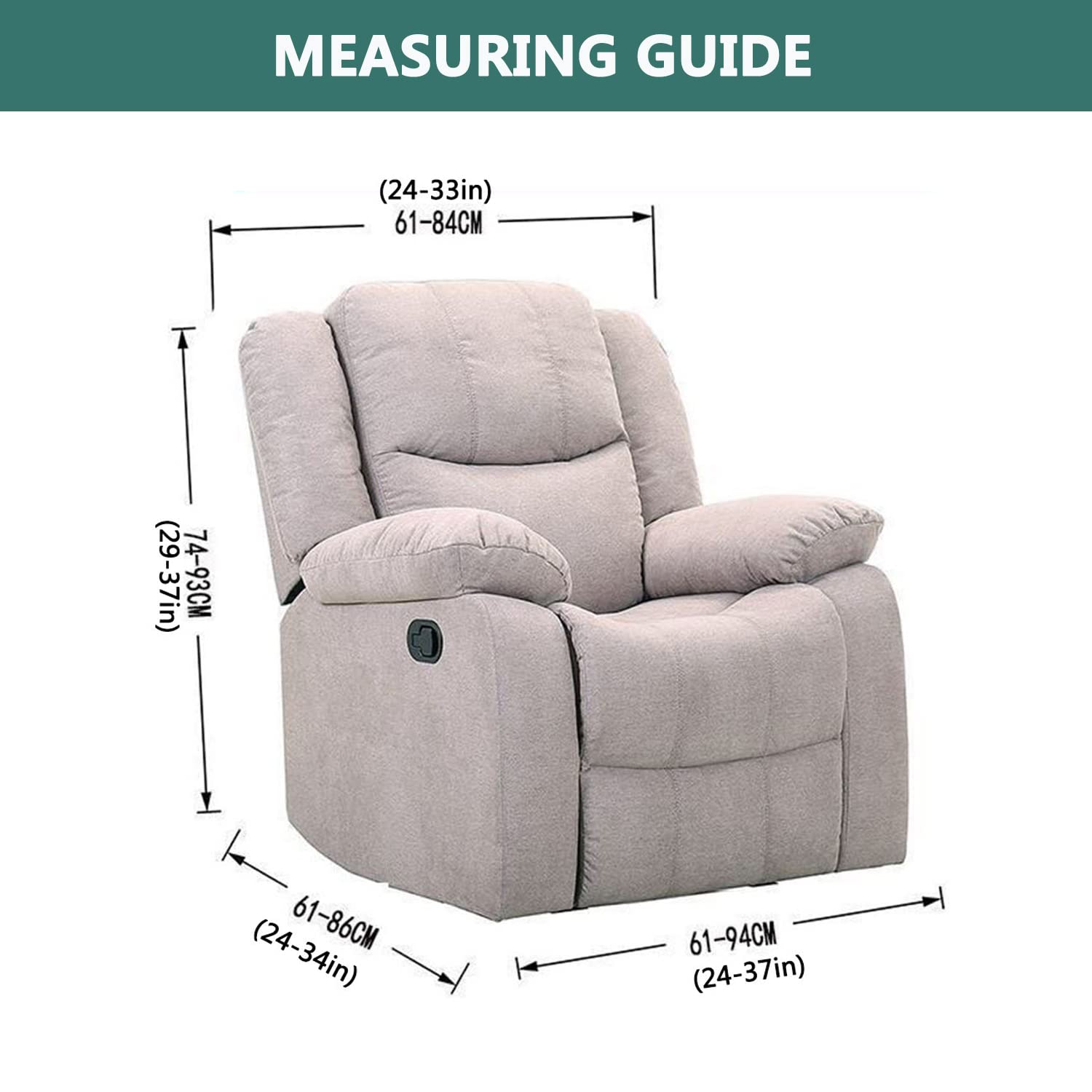 Stretch Sessel-Überwürfe Sesselschoner Sesselauflage Sesselüberzug dehnbarer elastischer Sesselbezug waschbarer Spandex Sofabezug in Unifarbe mit Tasche für Wohnzimmer und Schlafzimmer – Bordeauxrot