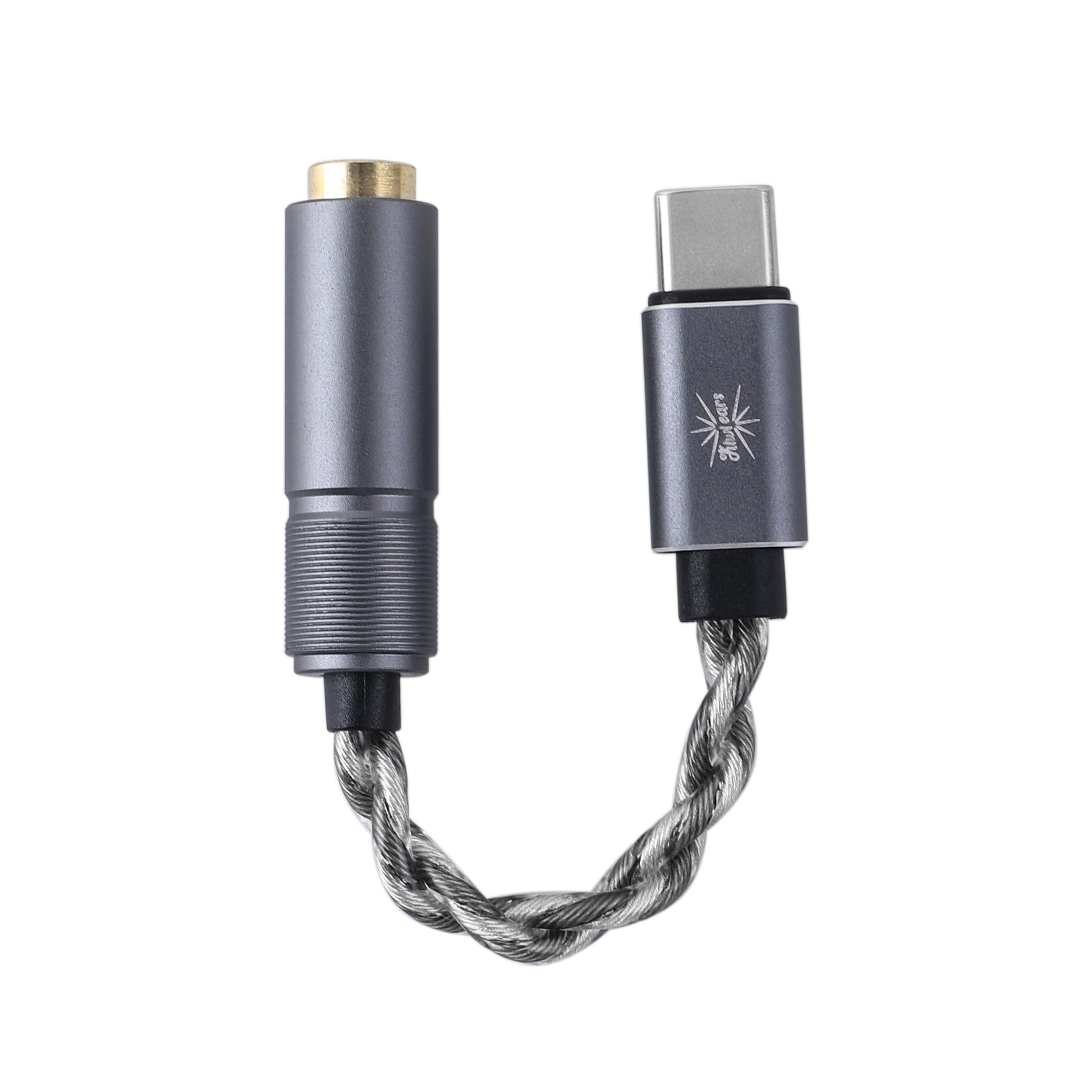 Linsoul Kiwi Ears AD1 Pro Adattatore Cavo USB C DAC, Chip DAC Personalizzato, Regolazione EQ Customizzabile Dal Web, Amplificatore Portatile A Basso Rumore Per IEM Per Audiofili (Da Type-C a 4.4mm)