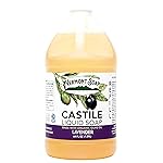 Vermont Castile Soap Lavender, Gentle Liquid Soap for Sensitive Skin & Natural Body Wash, Organic Hair Shampoo for Oily Hair, Aloe Castile Soap for Men & Women - 64 Oz