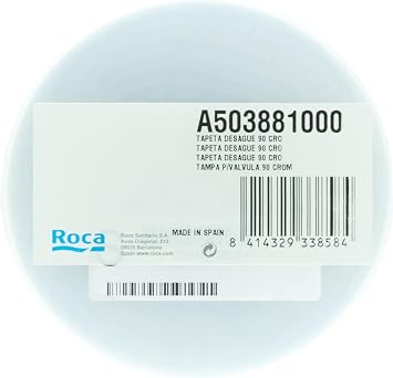 Roca a503881000 - TAPETA Drain 90 Chrome Spare - Shower Tray Drains - Shower Trays