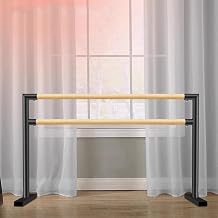 Ballet Barre, Double Ballet Bar Portable Freestanding For Adult And Kids Black Multiple Sizes150cm