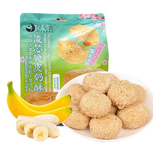 Miniatura 9 de Fluyendo núcleo crujiente crema hojaldre 4.87 ozbolsa 4.86ozbolsa sándwich galleta explosión pasta Dim sum