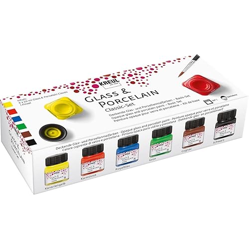 Corvus 600542 Kr Porcelain/Ceramic Paints 6 Gl, Multi-Color