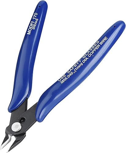 Alicates de corte para impresora 3D, cortadores de alambre diagonales con muelle de acero de alto carbono, precisión de 0.047 pulgadas, diámetro de