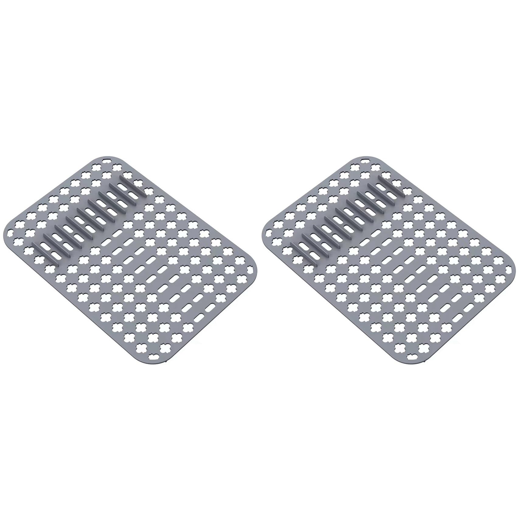 Hndhbfgrt Kitchen Sink Protectors Mat 2 Pack, Silicone Sink Grid for Bottom of Kitchen Sink, Sink Mats for Stainless Steel Sink