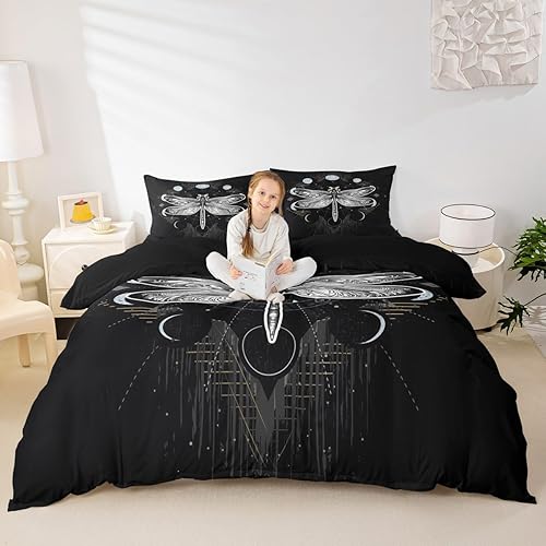 Vista 234 de Funda de edredón con estampado de gatos de dibujos animados, para niños, niñas, amantes de los gatos, funda de edredón rosa con corazón y fresa