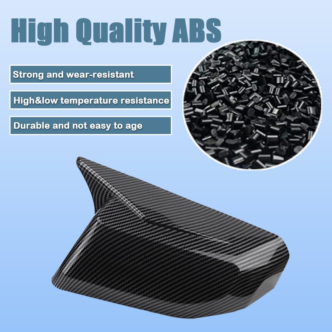 XITER Rear View Side Mirror Cover Side Mirror Cap for Chevrolet Colorado 2023 2024 2025 2026,Carbon Fiber
