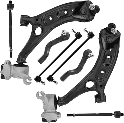 Miniatura 1264 de Detroit Axle - Kit de brazos de control de extremo delantero RWD para Dodge Ram 03-06 2500 3500, 2 brazos de control superior con rótula 2 varillas